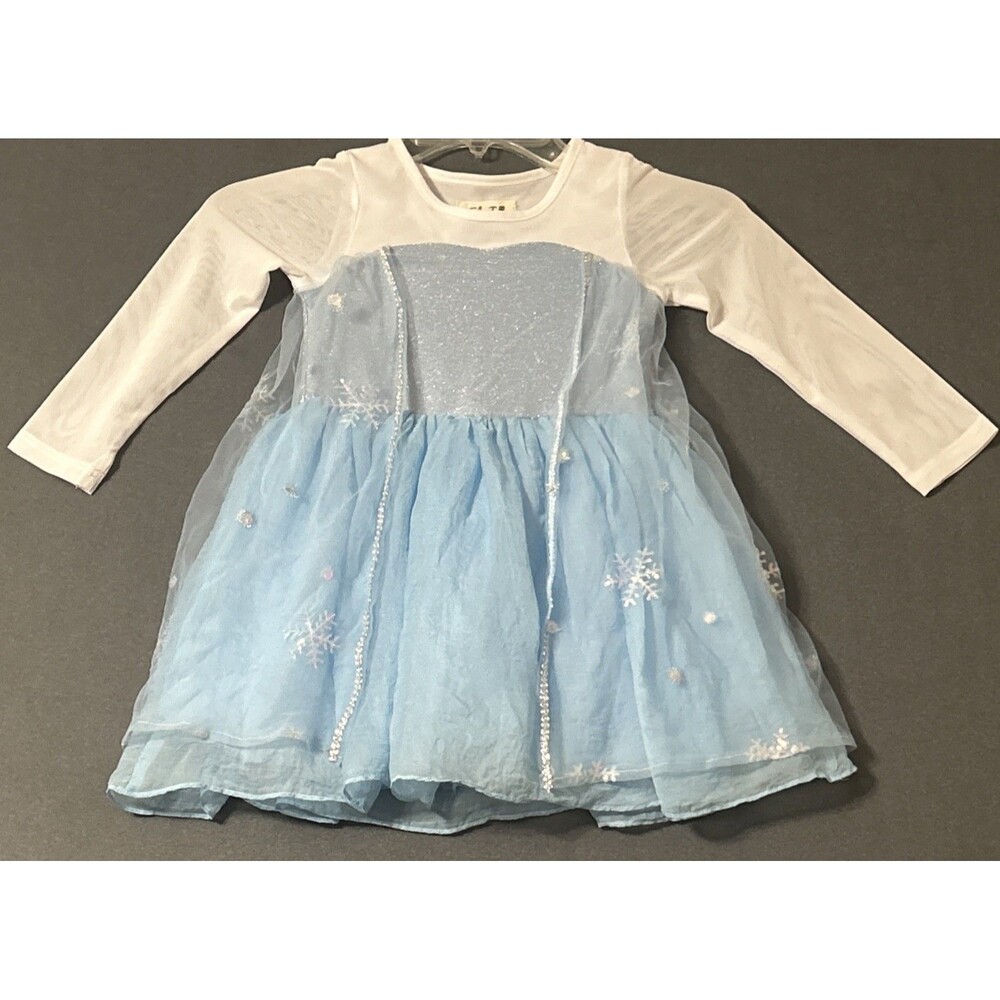 Taylor Joells Elsa Ice Princess Inspired Dress Sz 4
